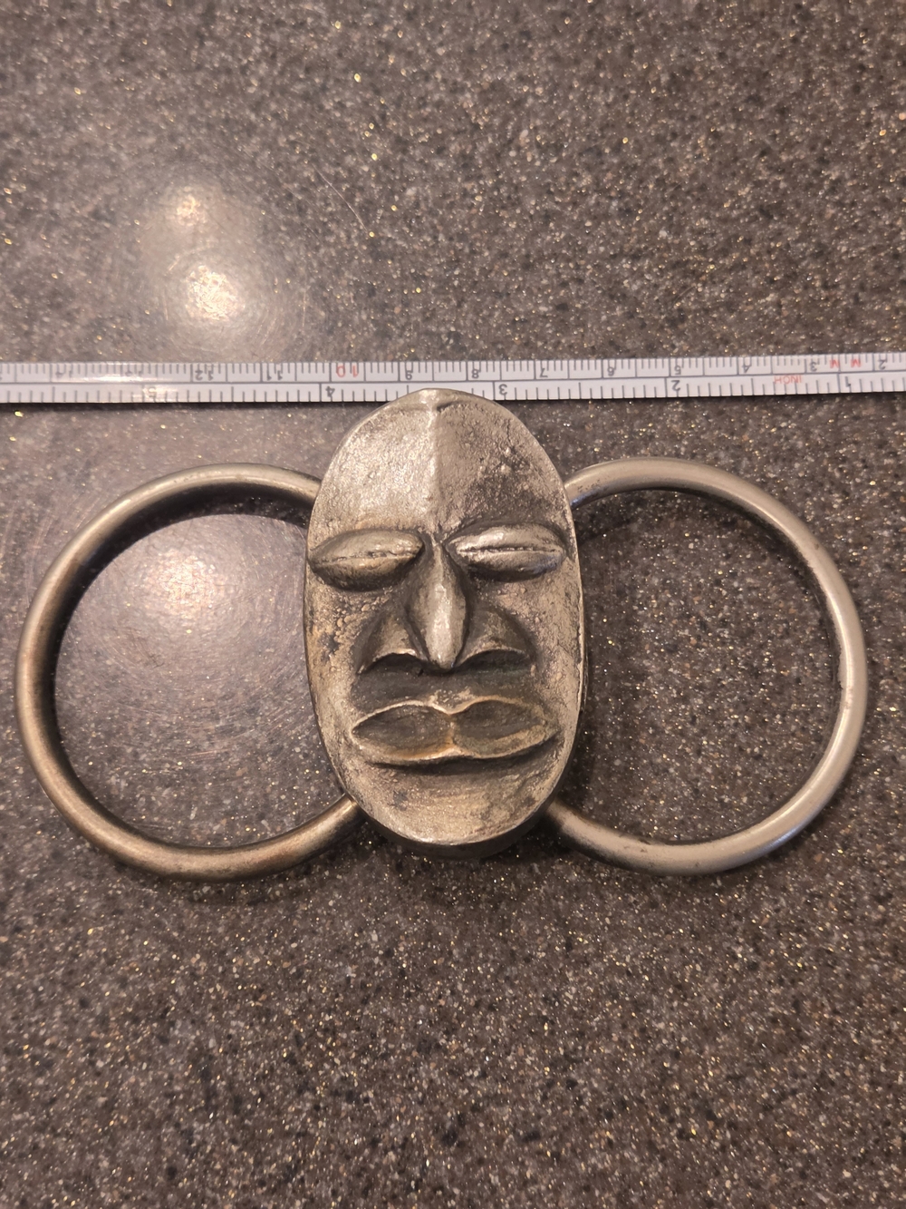 Vintage MCM Mask Belt Buckle - Picture 4 of 4